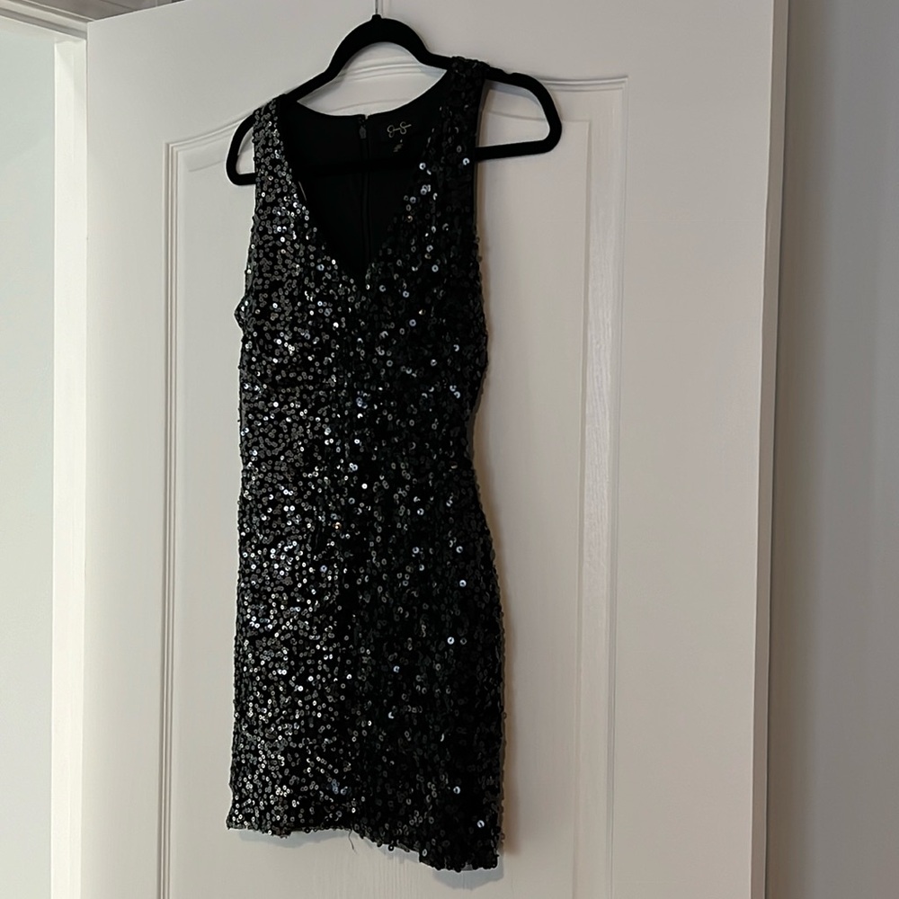 Jessica Simpson, Size 6, Black and Silver.